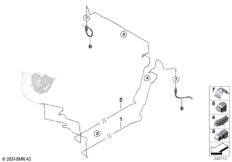 Трубопровод тормозного привода Зд