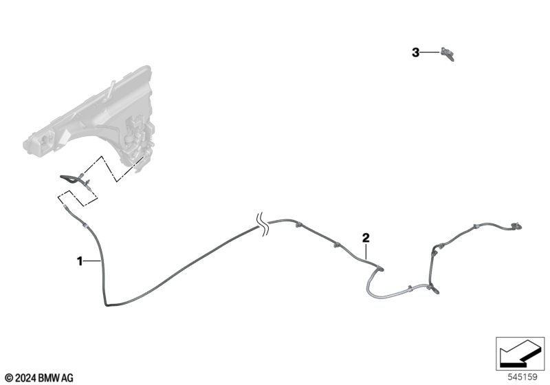 Система омывателей ICAM сзади