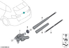 Детали очистителя заднего стекла