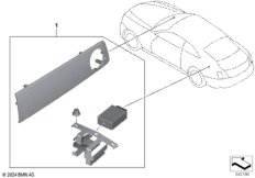 Дооснащение, прибор. панель с подсветкой