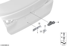 Система замков багажной двери