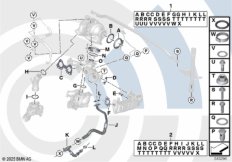 Монтажный комплект турбонагнетателя