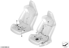 Пучок проводов эл.сиденья с функц.памяти