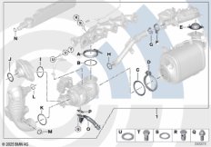Монтажный комплект турбонагнетателя