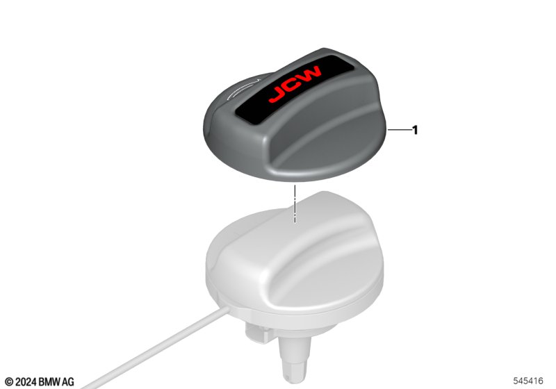 Крышка пробки топливного бака карбон