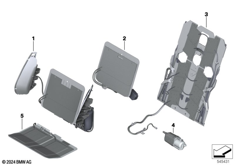 Переднее сиденье, функции комфорта