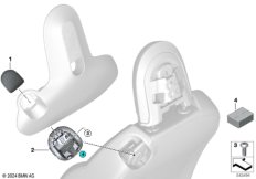 Сиденье Пд-механизм разблокировки спинки