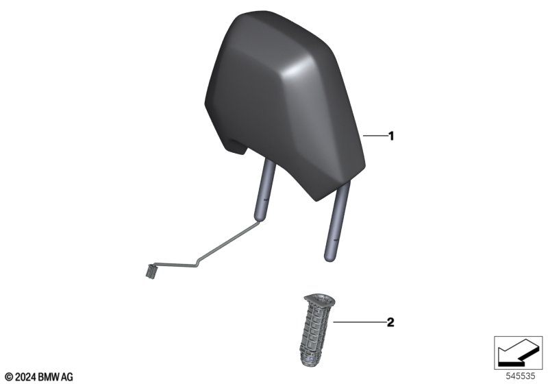 Сиденье Пд подголовник спорт.сиденья M