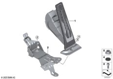 Привод педали аксел./модуль педали акс.