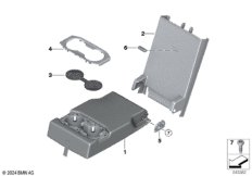 Средний подлокотник сиденья Зд