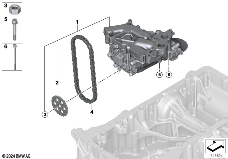 G90/F95N/F96N/G09/G07N Насос масляный S68