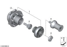 Подшипники ступицы колеса/центр.креплен