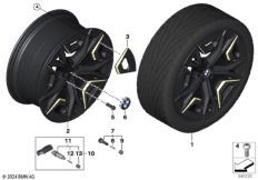 BMW л/с диск аэродинамический 1023 — 22"