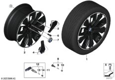 BMW л/с диск аэродинамическ. 1024M - 21"