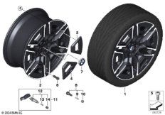 BMW л/с диск аэродинамическ. 1026M - 22"