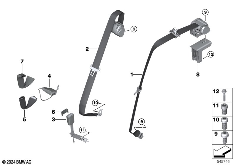 Ремень безопасности Зд