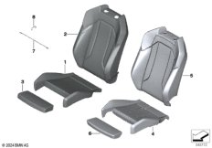 Набивка и обивка спортивного пер.сиденья