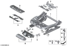 Стденье Пд, каркас подушки эл.сиденья