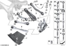 Балка заднего моста/подвеска колеса