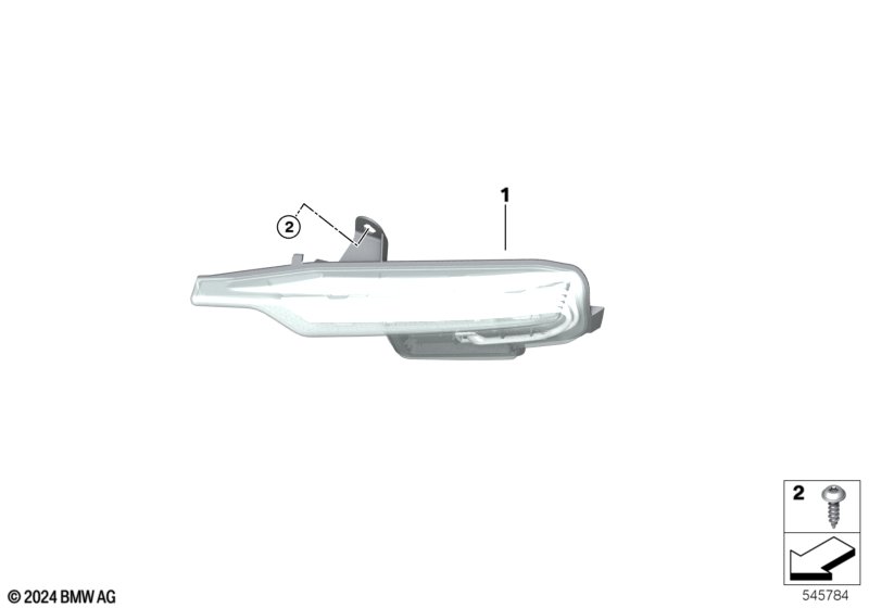 С/д фонарь указателя поворота Пд