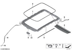 Детали панорамной крыши