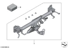К-т доосн.тягово-сцеп.ус.откид.с э/прив