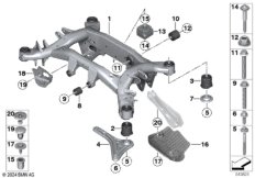 балка заднего моста