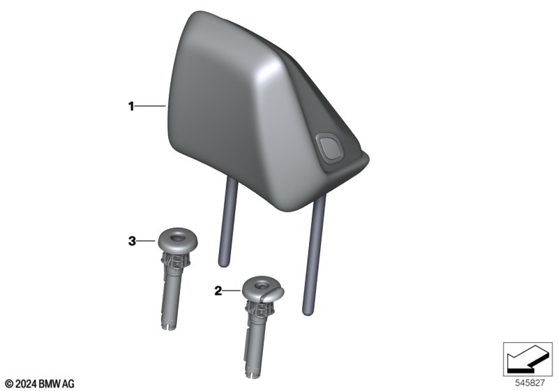 Подголовник переднего сиденья