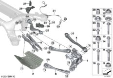 Балка заднего моста/подвеска колеса