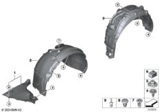 Защитный кожух колесной ниши
