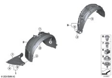 Защитный кожух колесной ниши