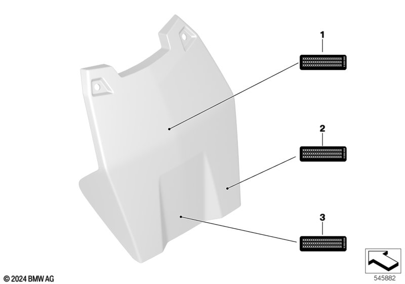 Предупреж. табличка на крышку отсека АКБ
