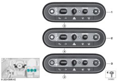 Блок переключателей в центр.консоли