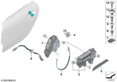 Система замков задней двери