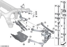 Балка заднего моста/подвеска колеса