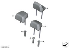 Подголовник заднего сиденья