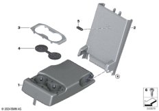 Средний подлокотник сиденья Зд