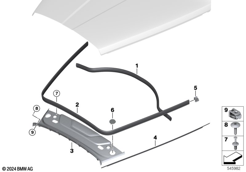 Уплотнители капота