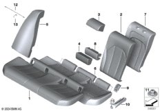 Набивка и обивка базового сиденья Зд