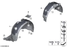 Защитный кожух колесной ниши
