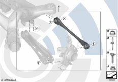 Ремонтный комплект рычага схождения