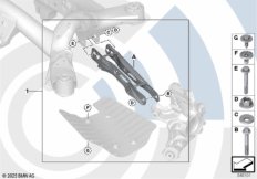 Ремонтный комплект рычага развала