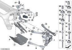 Балка заднего моста/подвеска колеса