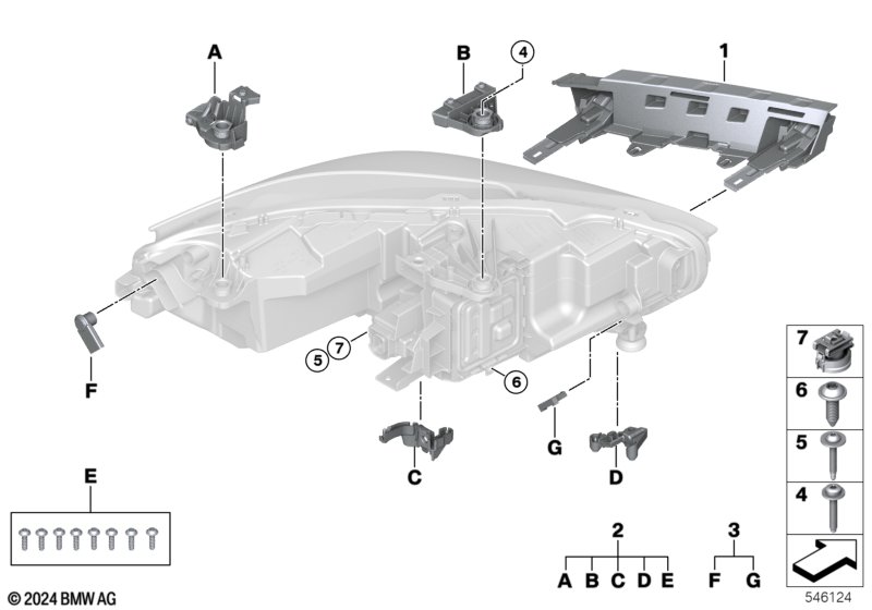 Детали фары