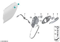 Система замков задней двери