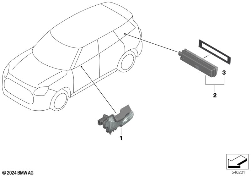 Дополн.указатель поворота/светил.снаружи