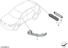 Дополн.указатель поворота/светил.снаружи