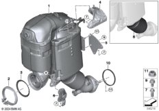 Катализатор/сажевый фильтр