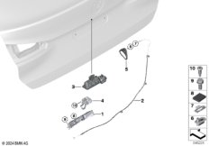 Система замков багажной двери