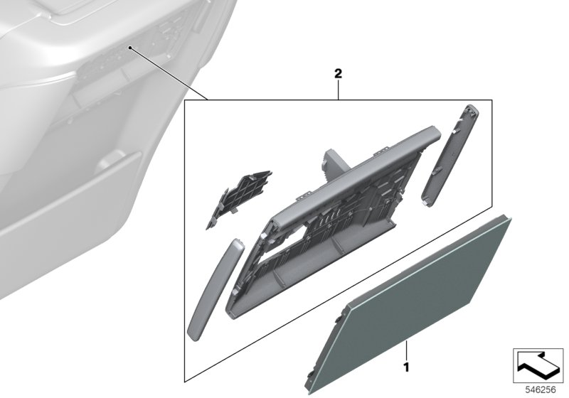 Монитор спинка сиденья